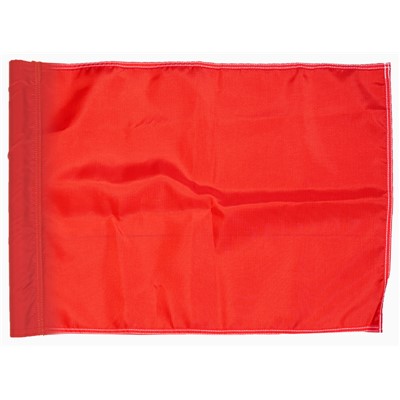 NYLON TUBE FLAG, RED, Set of 9