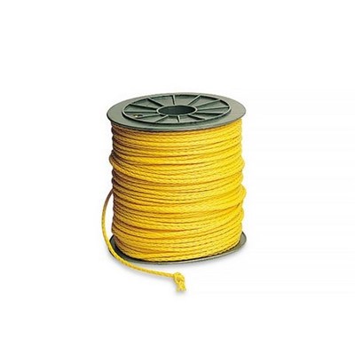 1/4" (0.6 cm) Yellow Polypropylene Rope