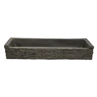 Front-spill Straight Stacked Slate Toppe