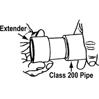 1" PIPE EXTENDER CL200